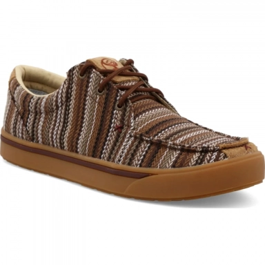 Twisted X Mens Hooey Loper Shoe Brown - Multi