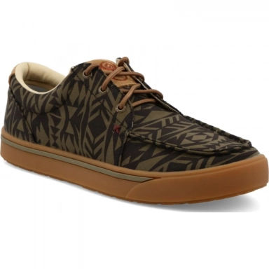 Twisted X Mens Hooey Loper Shoe Olive - Black