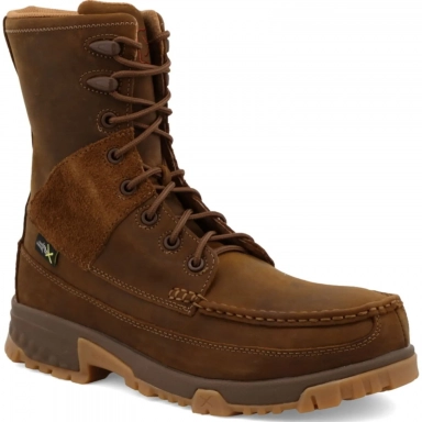 Twisted X Mens Work Boot Distressed Saddle MXCCM01