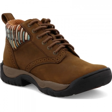 Twisted X Womens 4 All Around Boot Brown - Brown Multi