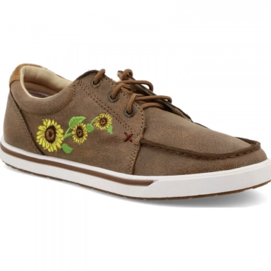 Twisted X Womens Kicks Boot Bomber - Sunflower