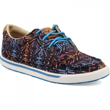 Twisted X Womens Kicks Shoe Blue Aztec