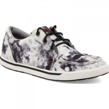 Twisted X Womens Kicks Boot Black - White Tie-Dye