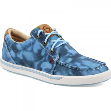 Twisted X Womens Kicks Shoe Blue Tie-Dye