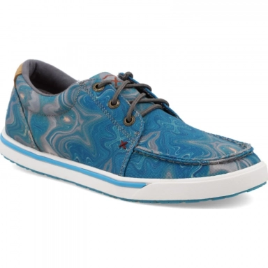 Twisted X Womens Kicks Shoe Teal Blue Multi