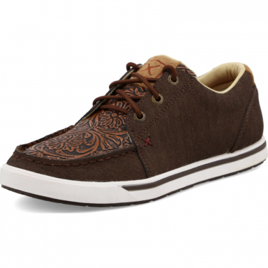 TwistedX Womens Kicks Cocoa & Tooled Brown WCA0065