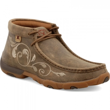 Twisted X Womens Driving Moccasin Bomber WDM0041