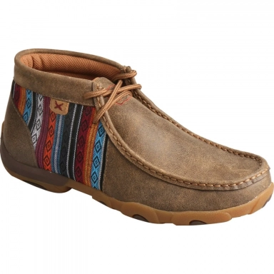 Twisted X Womens Driving Moc Chukka Boot Bomber - Multi