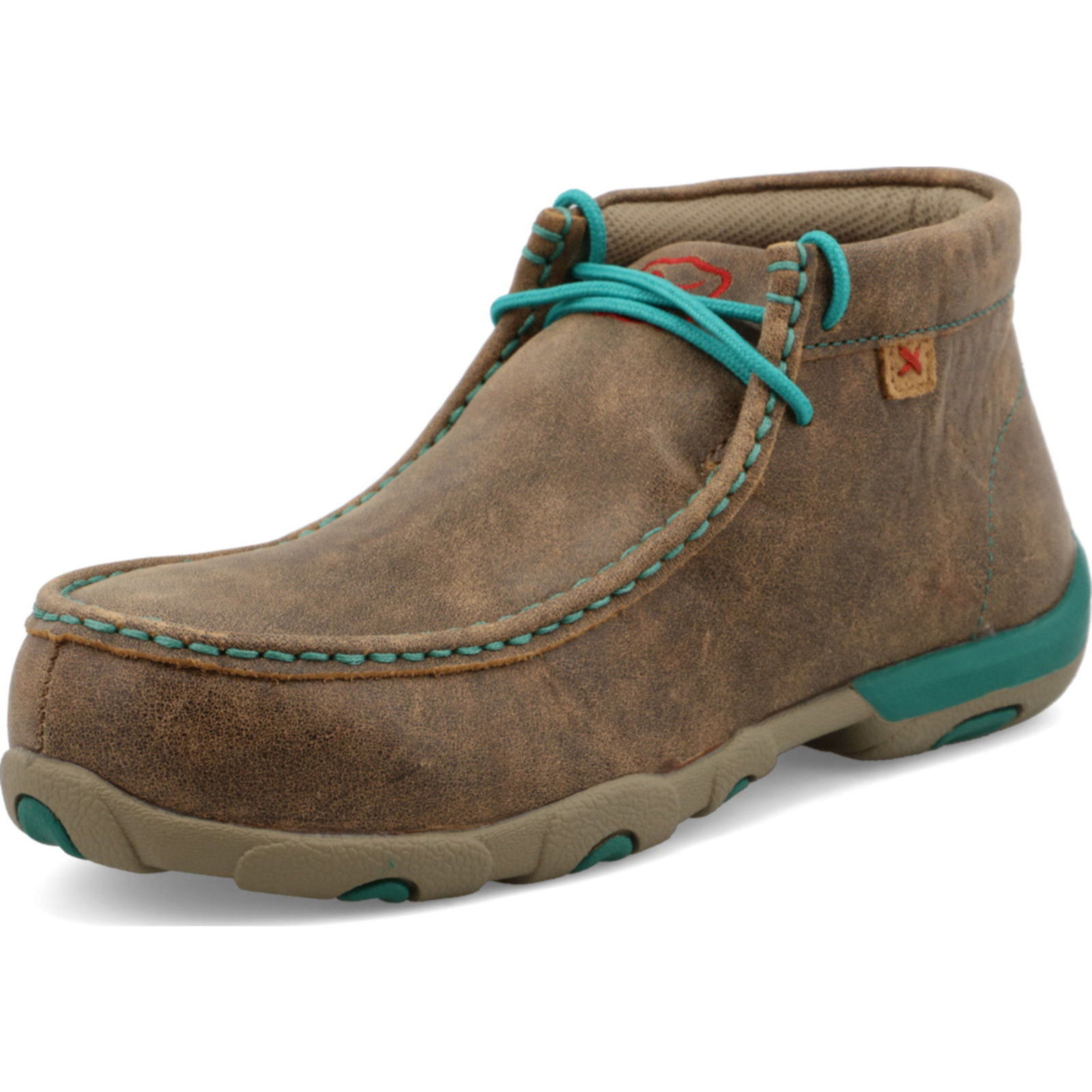 twisted x women's tooled chukka driving mocs