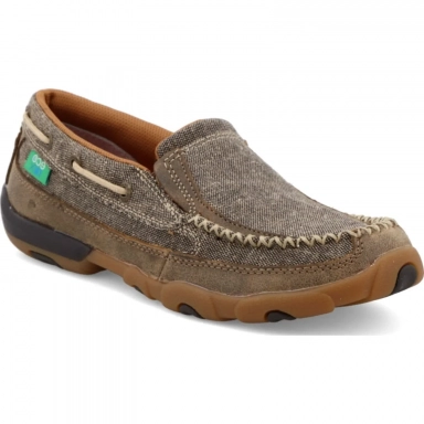 Twisted X Womens ECO TWX Driving Moccasin Dust