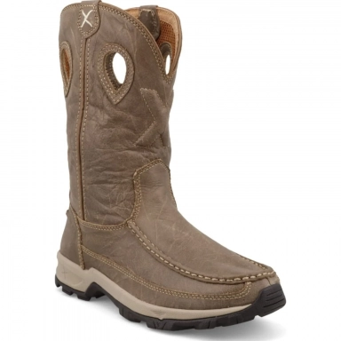 Twisted X Womens Pull On Hiker Boot Mushroom