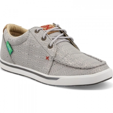 Twisted X Womens Hooey Loper Shoe Light Grey