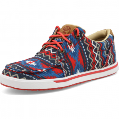 TwistedX Womens Hooey Loper Red Aztec Multi WHYC026