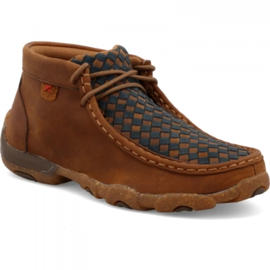 Twisted X Kids Driving Moc Chukka Boot Oiled Saddle - Midnight