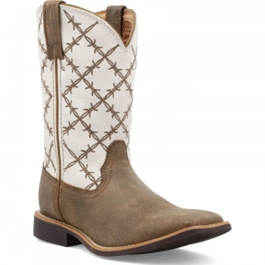 Twisted X Kids Top Hand Work Boot Bomber - White