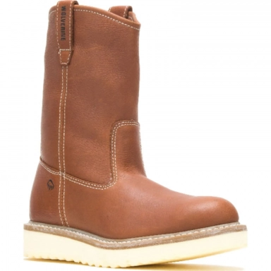 Wolverine Mens 10 Wellington Brown