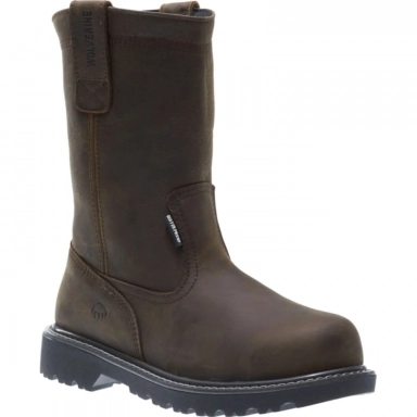 Wolverine Mens 10 Waterproof Steel Toe Floorhand Welly Wellington