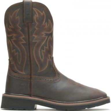 Wolverine Mens 10 Steel Toe Rancher Work Boot