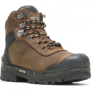 Wolverine Mens 6 Waterproof Met Guard Warrior Work Boot