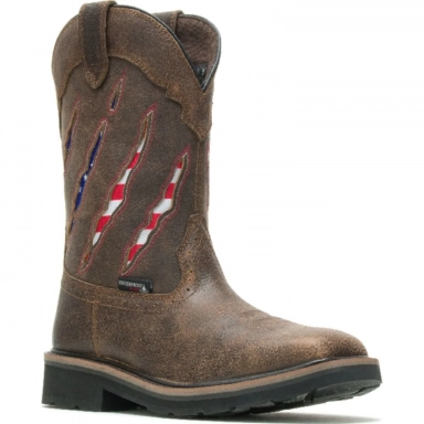Wolverine Mens 10 Steel Toe Rancher Claw Work Shoe