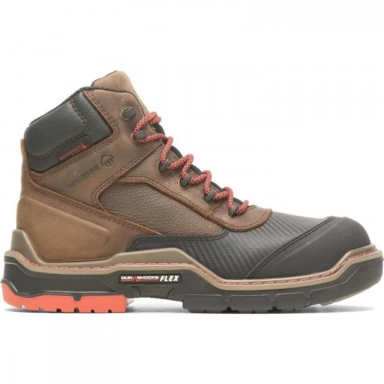 Wolverine Mens Raider Shield Dark Earth Hiking W231042 Boot