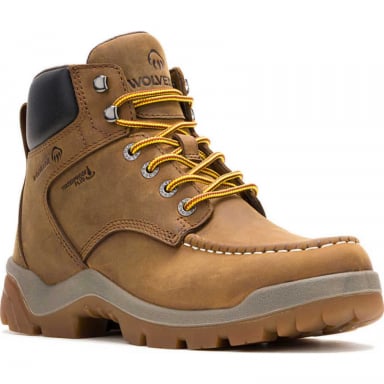 Wolverine Mens 6" Vantage FT Hyperrest Moc Toe Work Boot W250005