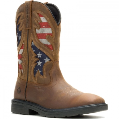 Wolverine Mens Rancher Flag Boot