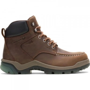 Wolverine Mens Waterproof Vantage Moc Toe Hyprest Boot Brown