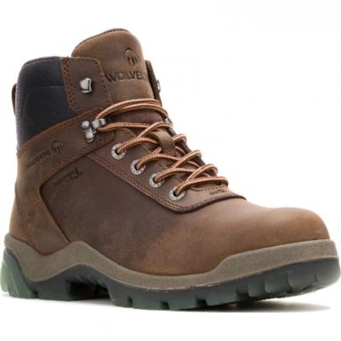 Wolverine Mens Steel Toe Vantage Hyprest Boot Brown