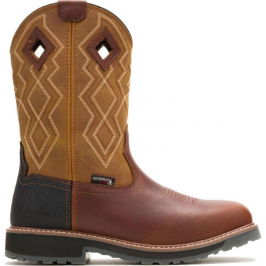 Wolverine Mens Rancher Pro Hyprest Nano Toe Pull-On Wellington Work Boot W251013