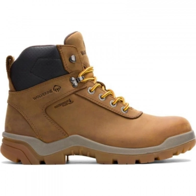 Wolverine Mens Steel Toe Vantage Hyprest Boot Tan