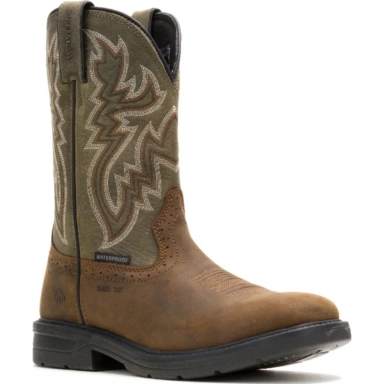Wolverine Mens Steel Toe Rancher Level Boot Grey