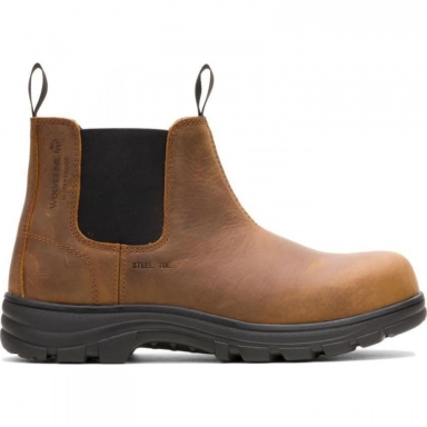 Wolverine Mens Carlsbad Waterproof Steel Toe W251050 Chelsea Boot