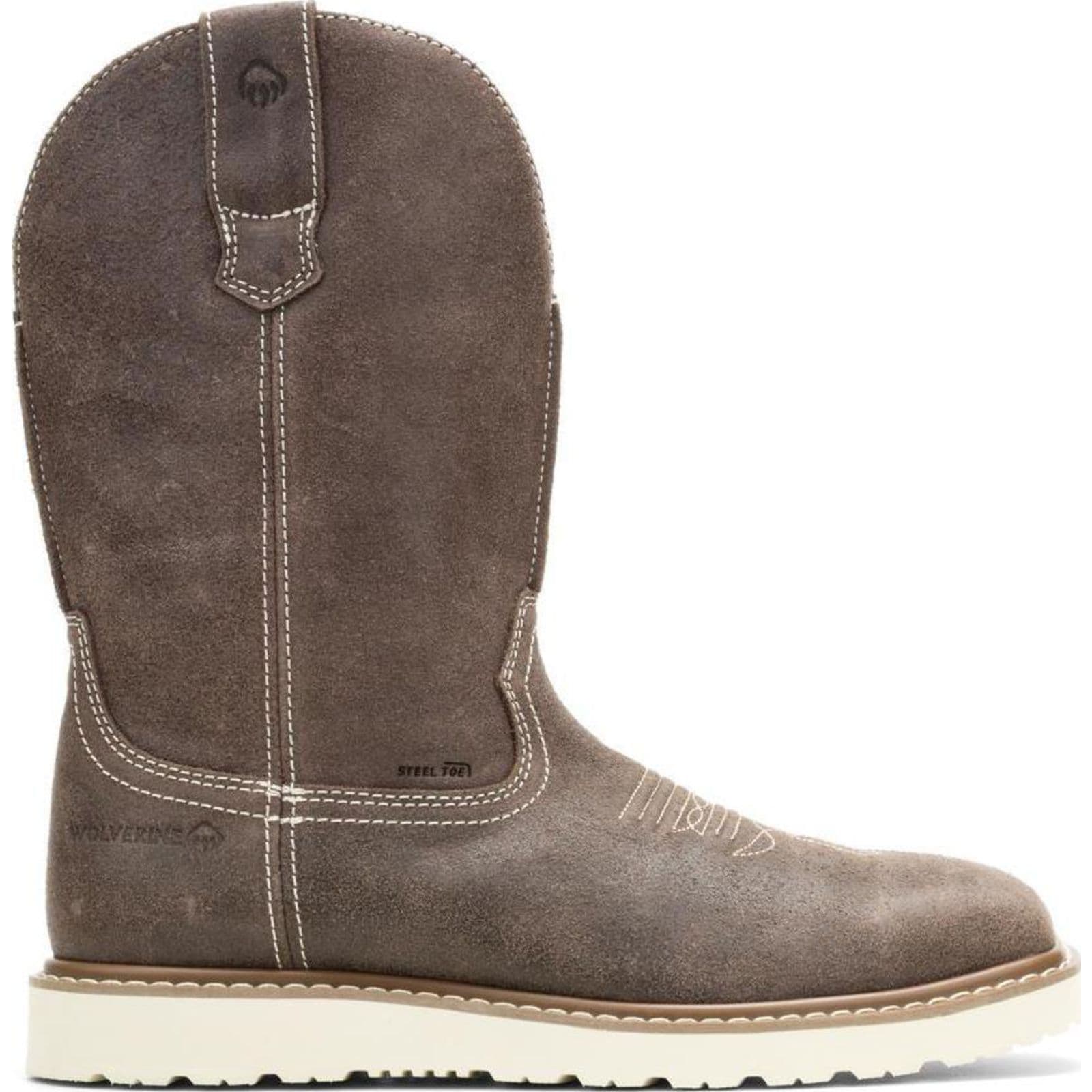 Shop Wolverine Mens Bronc Wedge Steel Toe Pull-On Work Boot