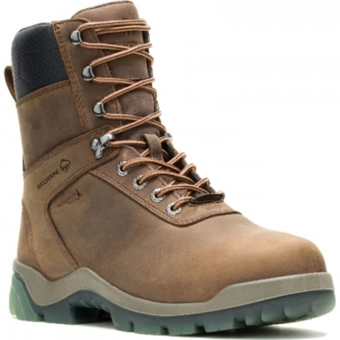 Wolverine Mens Steel Toe Vantage Hyprest Boot in Dark Brown